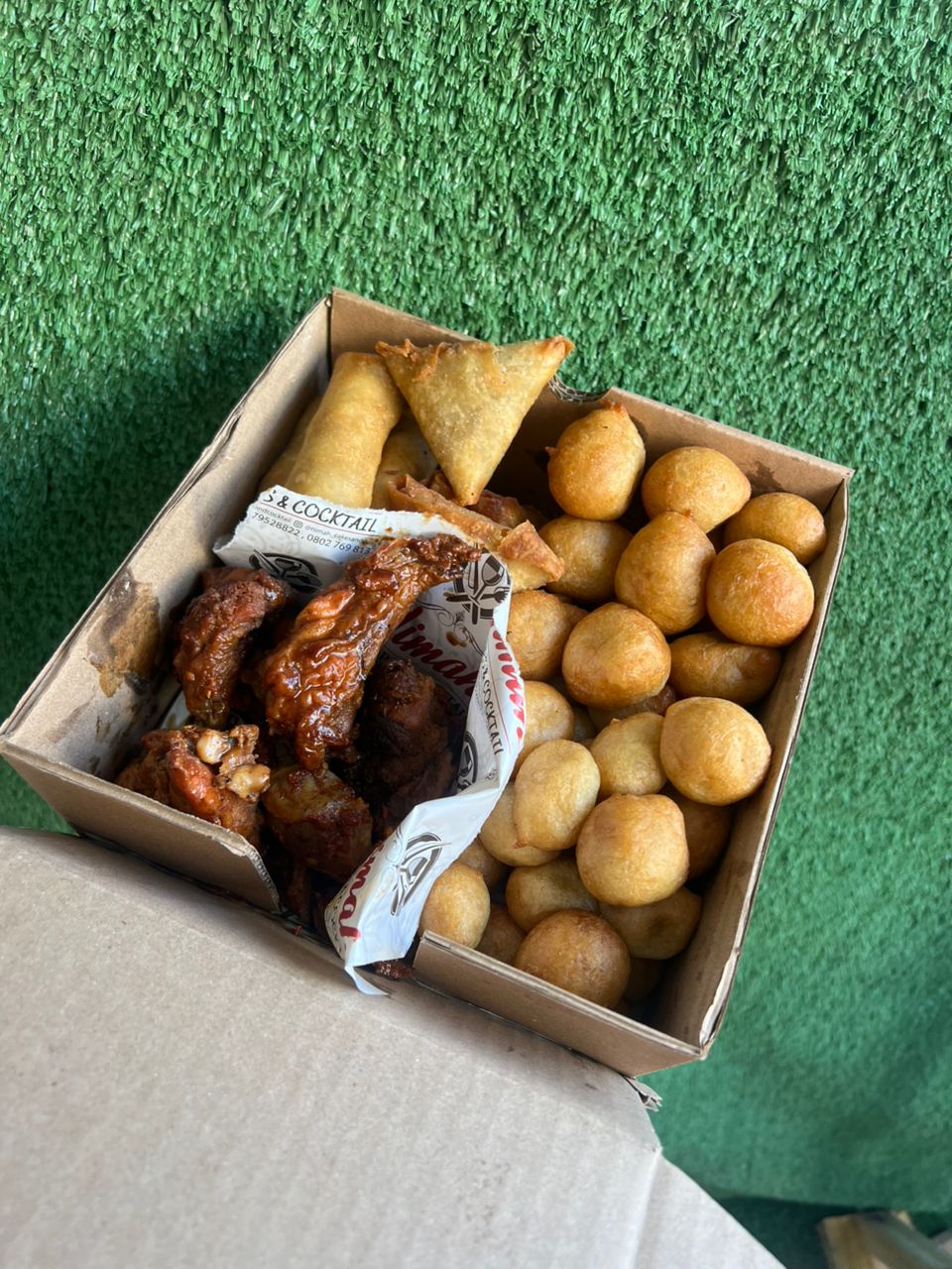 Platter for 5 with chicken and gizzard 