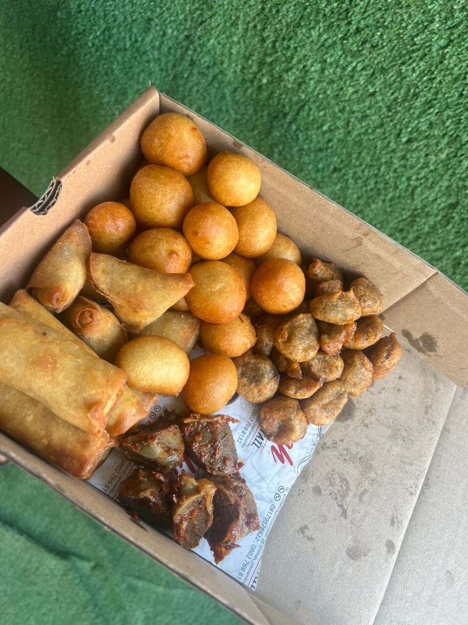 Platter for 5 with gizzard